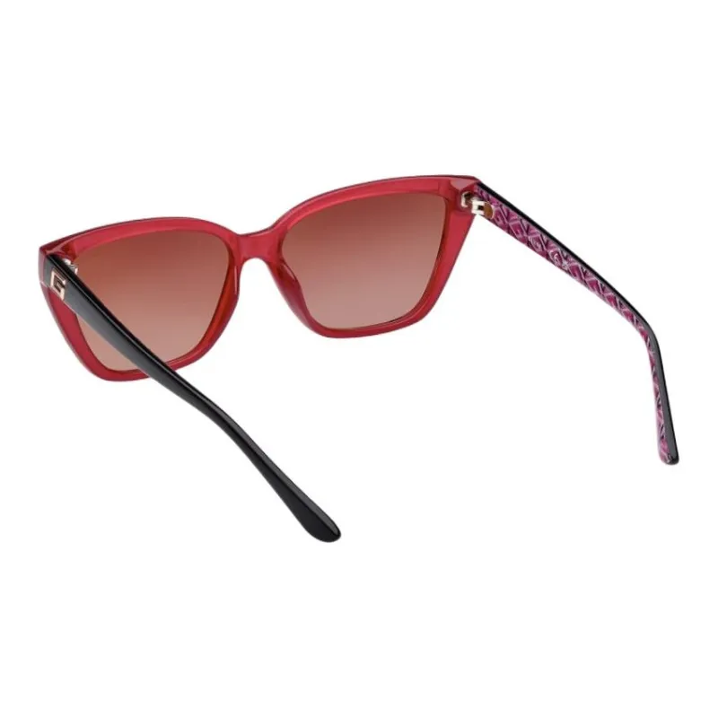 GUESS Injection Cat Eye Sunglasses Women's Red-2
