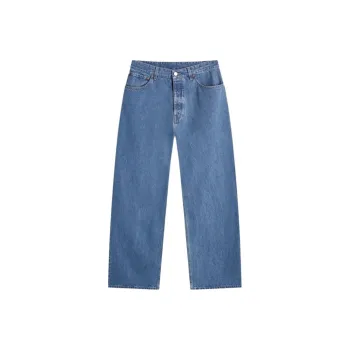 Vetements Logo stitch Wide leg Jeans
