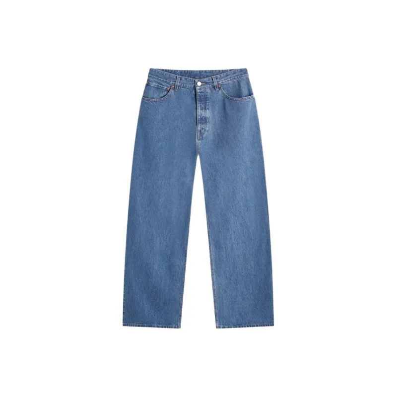 Vetements Logo stitch Wide leg Jeans-0