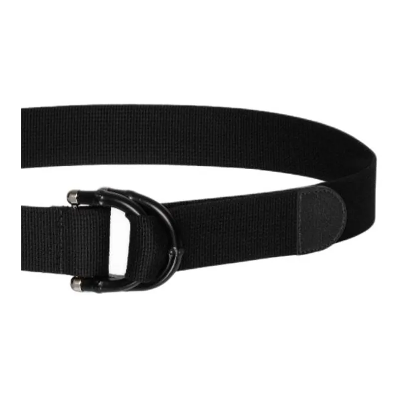 GUCCI Fabric Belt Men's Black Width 3.3CM-1