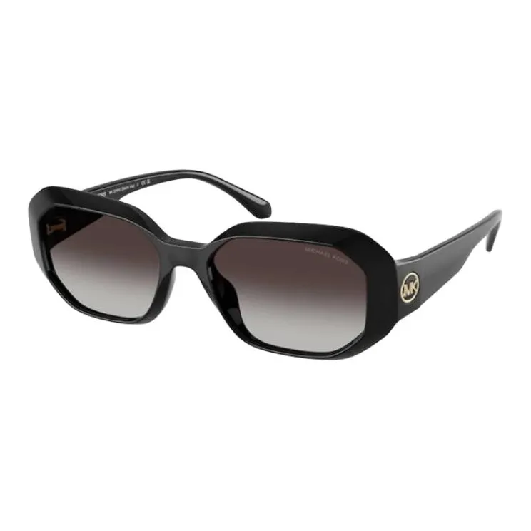 MICHAEL KORS Acetate Plastic Rectangular Sunglasses Women's Black-1