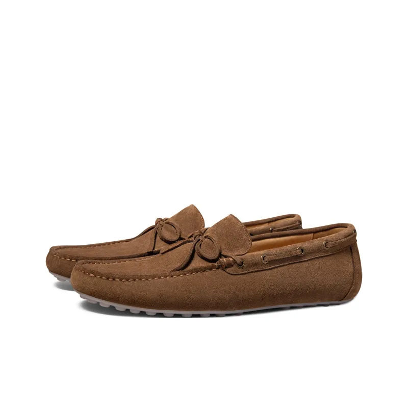THOM WILLS Fashion Versatile Belt Buckles Gommino Loafers Casual Shoes Men's-8