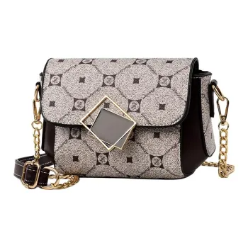 Boniu PU Shoulder Bag, Crossbody Bag Regular Women's Coffee & Khaki