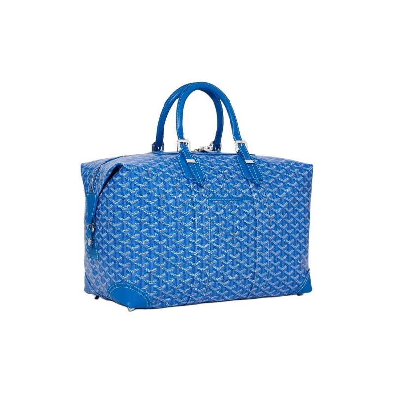 GOYARD Bowling Canvas Travel Bag Unisex Blue-1