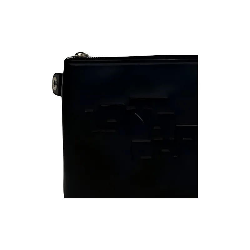 LONGCHAMP Leather Clutch Unisex Black-4