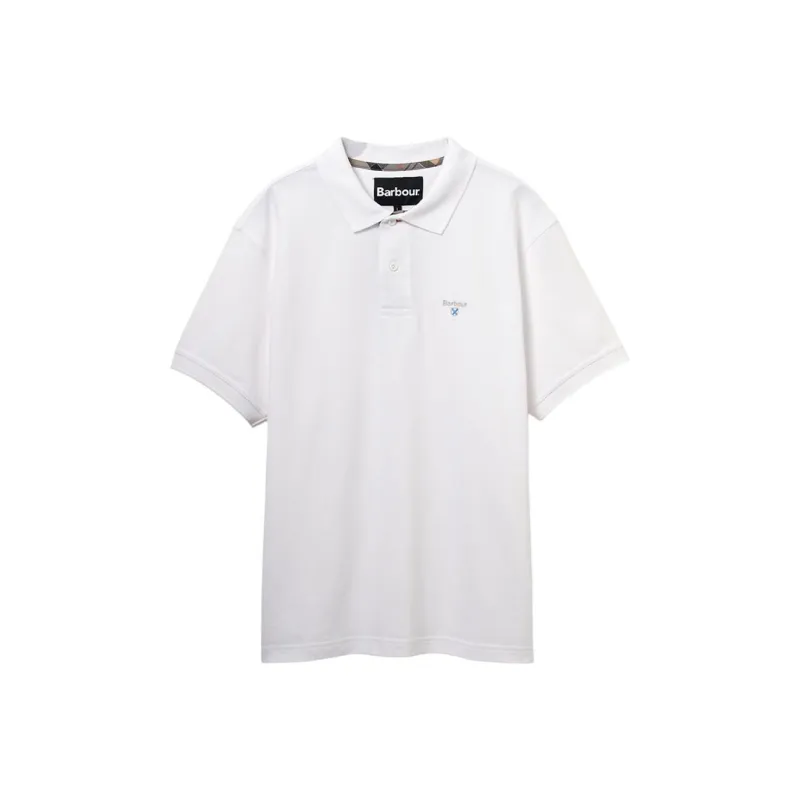 BARBOUR SS25 Polo Shirt Unisex White-0