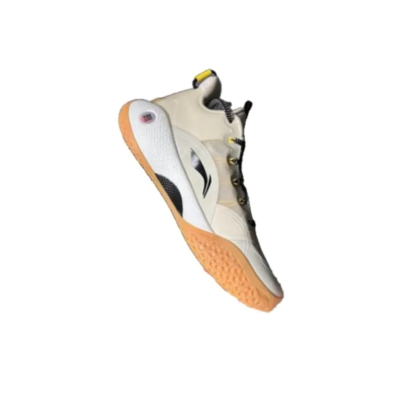 LiNing YuShuai 14 Boom LOW Cushioning Anti Slip And Wear Resistant Low Top Basketball Shoes Men's Beige-2