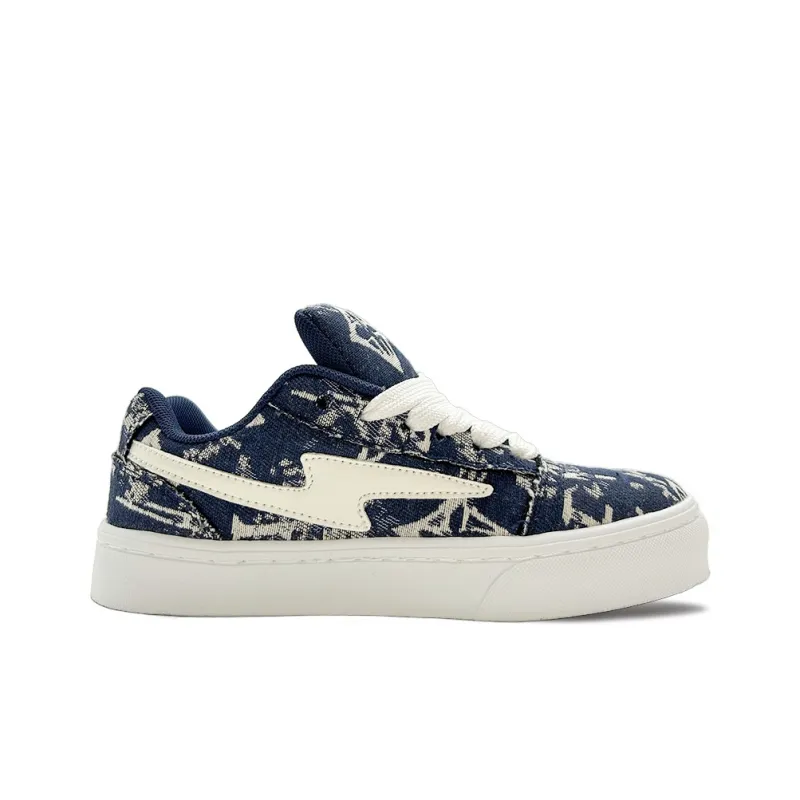 ITGI Breathable Moisture Wicking Low Top Skateboard Shoes Unisex Navy Blue-1
