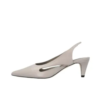 By Far Runa Cone Heel High Heels 6cm Women's Gray