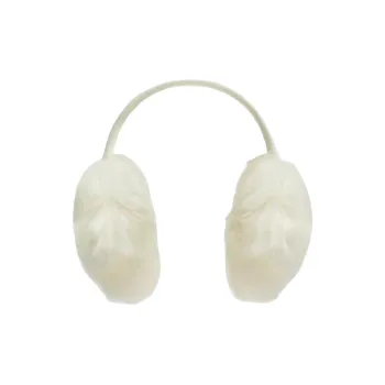 Moncler Fur, Acrylic, Polyester, 100% Cotton Earmuffs Women's White