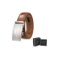 Matte Gunmetal Buckle+95 Texture, Coffee Strap (Box)