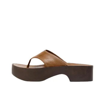 ZARA Abrasion Resistant Flip Flops Women's Brown