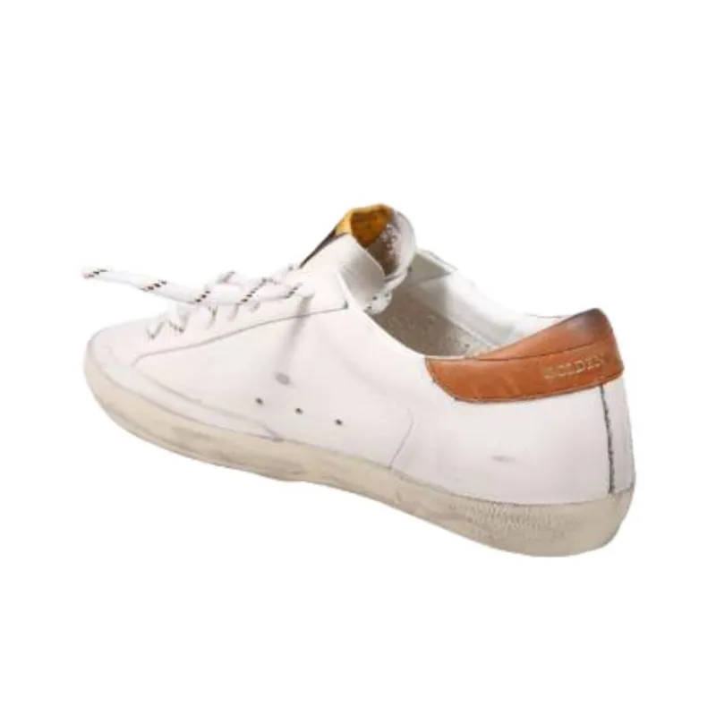 Golden Goose Low Top Skateboard Shoes Men's White-3