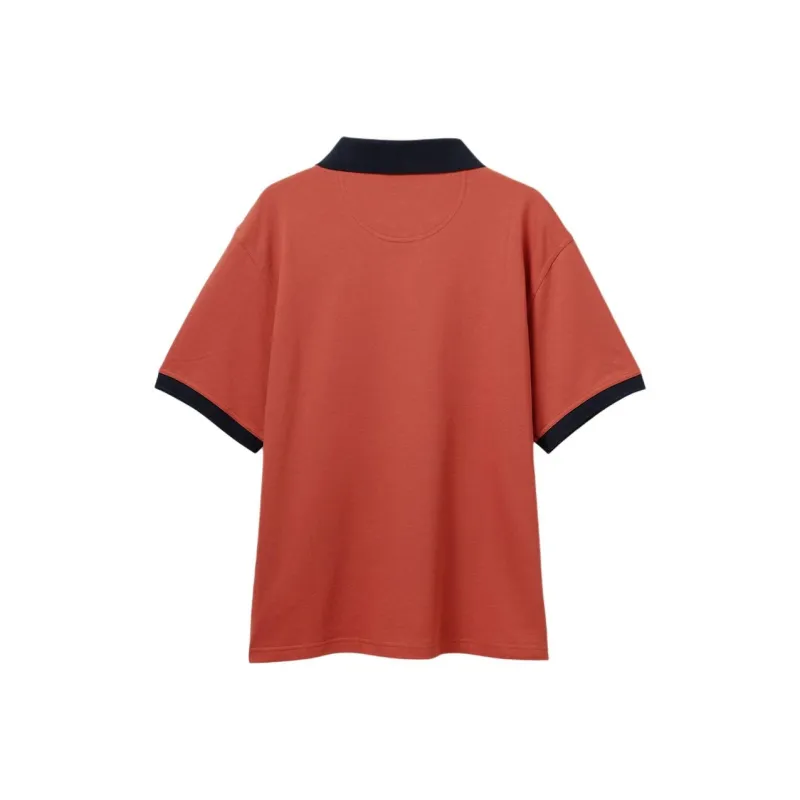 BARBOUR SS25 Polo Shirt Unisex Red-1