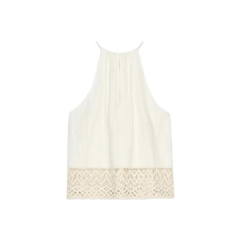 ZARA Camisoles Women's Light Beige-1