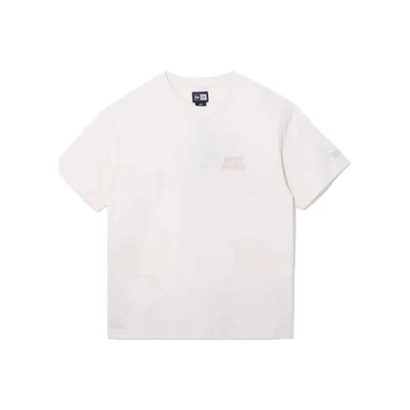 New Era T Shirts Unisex Ivory White-1