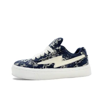 ITGI Breathable Moisture Wicking Low Top Skateboard Shoes Unisex Navy Blue