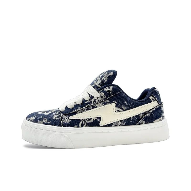 ITGI Breathable Moisture Wicking Low Top Skateboard Shoes Unisex Navy Blue-0