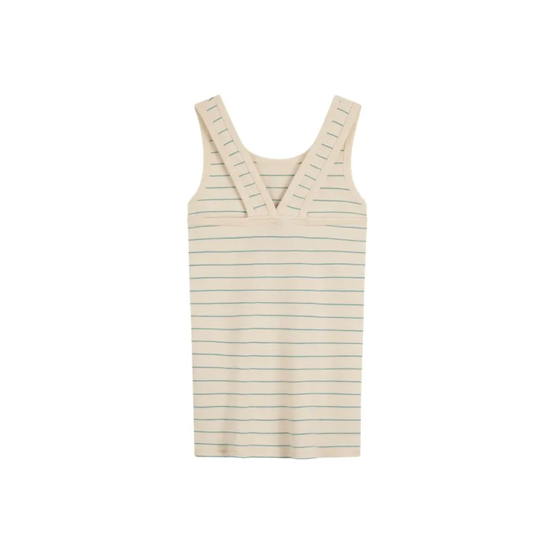 Calvin Klein Tank Tops Women's XE4 Stripes Ecru-1