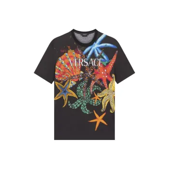 VERSACE SS25 T Shirt Men's Multicolor