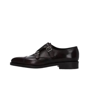 JOHN LOBB William Dress Shoes, Monastic Shoes Men's Dark Brown