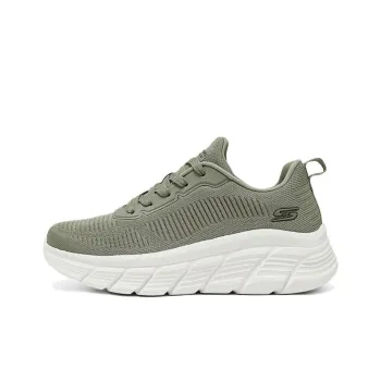 Skechers Low Top Casual Shoes Women's Olive Green