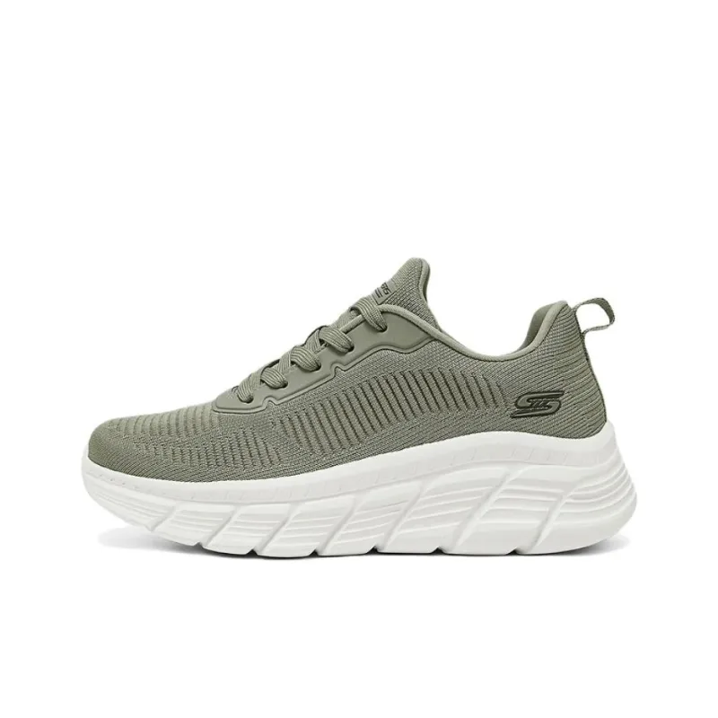 Skechers Low Top Casual Shoes Women's Olive Green-0
