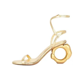 CULT GAIA Circe One Strap Sandals 9cm Women's Gold