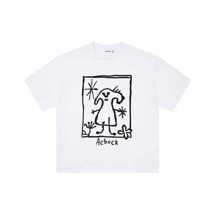 A Chock T Shirts Unisex White-0
