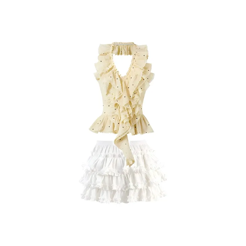 ZCDECO Two Piece Skirt Sets Women's-0