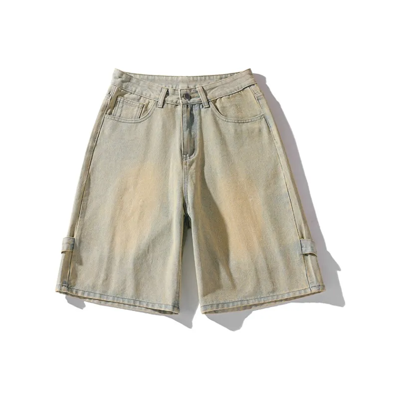 AMBER LIGHT Denim Shorts Unisex-4