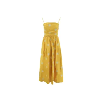 Udon House Slip Dresses Women's Yellow