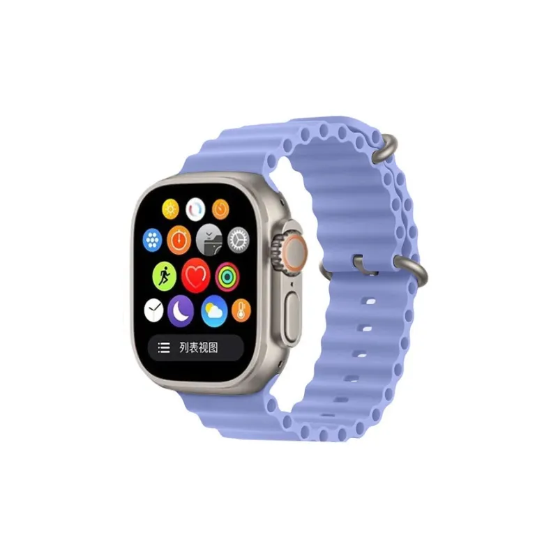 MUZHITIANKONG Apple Compatibility Watch Band Silicone Material-4