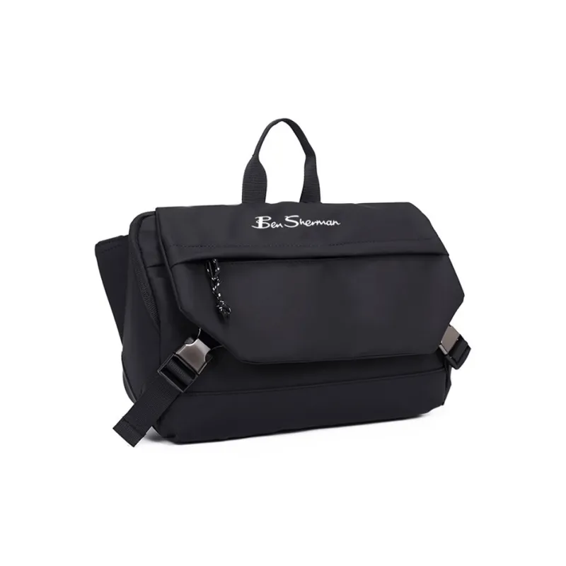 BEN SHERMAN Oxford Handbag Unisex Black-5