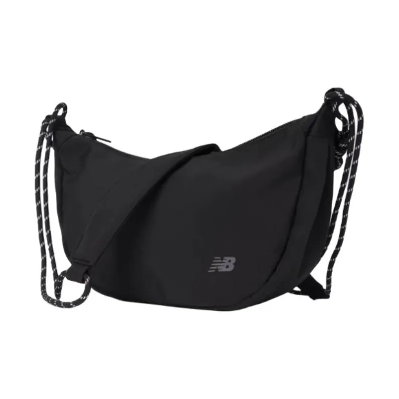 New Balance Fabric Shoulder Bag, Crossbody Bag Unisex Black-0