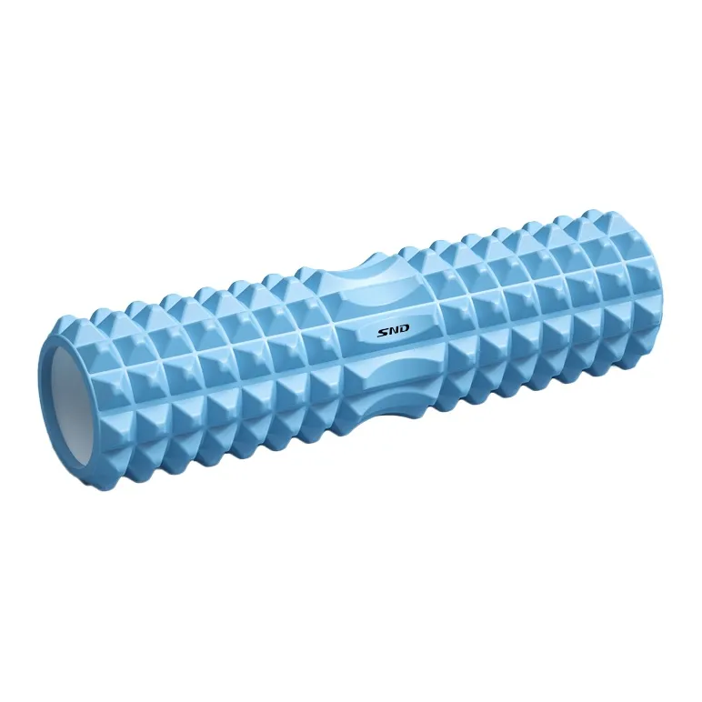 SND Hollow Foam Rollers Yoga Fitness Massage Rehabilitation Pink/Blue EVA+PVC Full Body-8