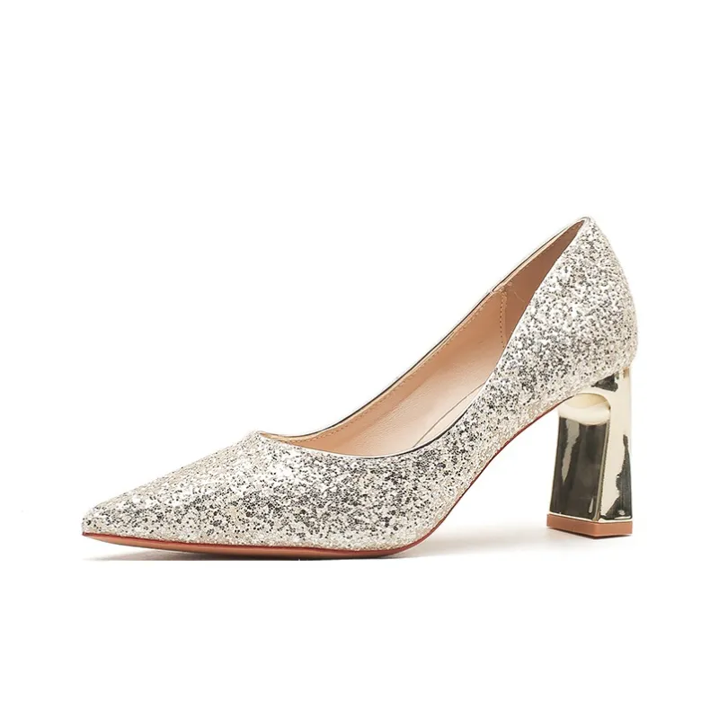 TADSW Chunky Heel High Heels Women's-2