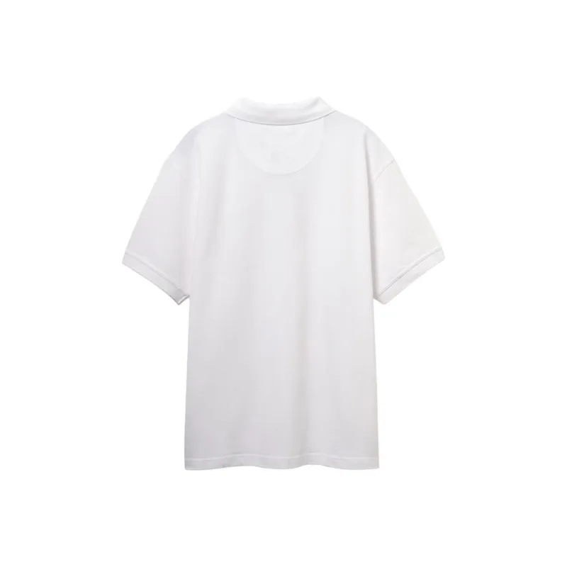 BARBOUR SS25 Polo Shirt Unisex White-1