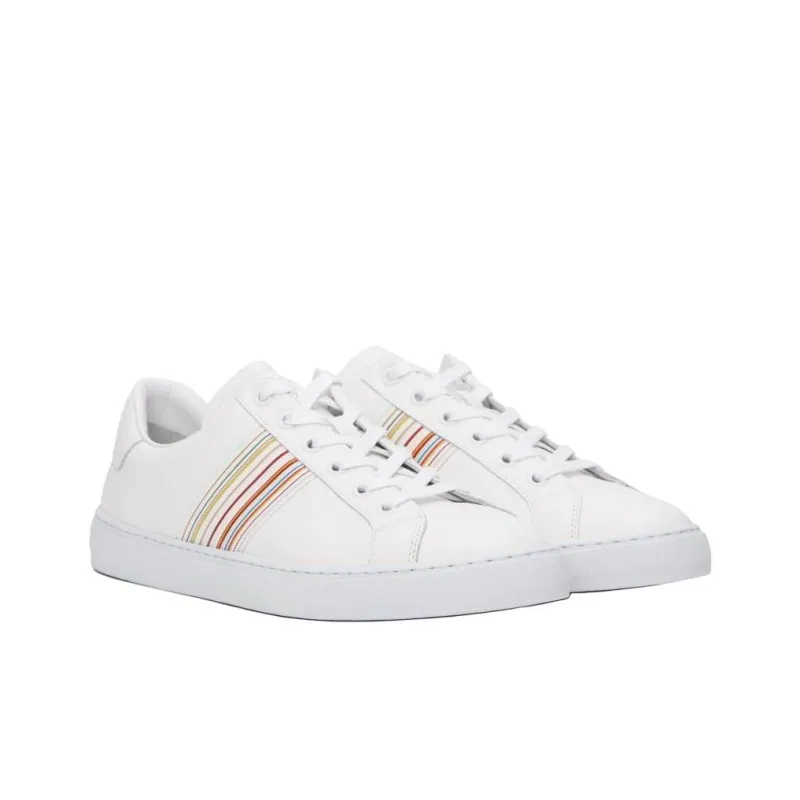 Paul Smith Hansen Low Top Skateboard Shoes Men's White-3