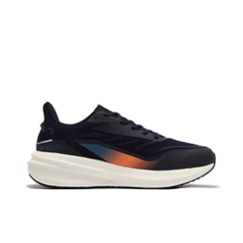 361° Anti Slip Wear Resistant Low Top Running Shoes Men's Black Orange-1