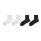 Spring Versatile Sports Ankle Socks Combination ④ (White+White+Black+Black)