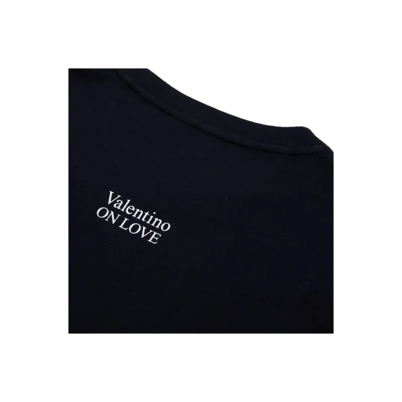 Valentino SS25 T Shirt Men's Navy Blue-6