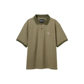 BARBOUR SS25 Polo Shirt Unisex Green