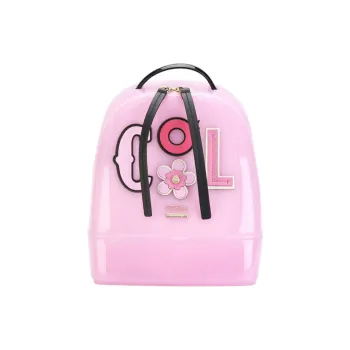 Furla Candy PVC Polyvinyl Chloride Backpack Women's Pink