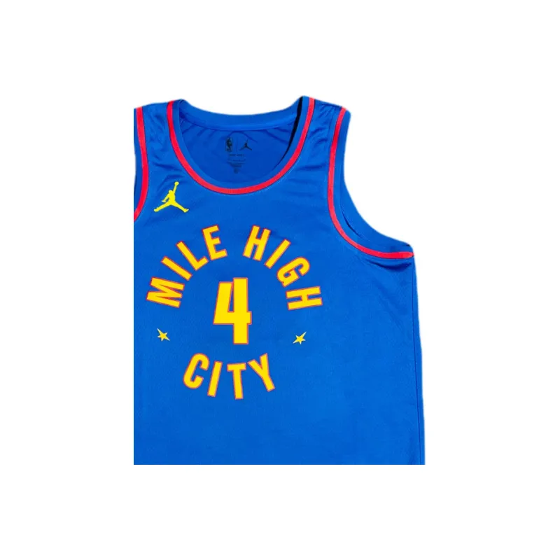 Jordan x NBA Golden State Warriors Basketball Jersey Men's Blue-2
