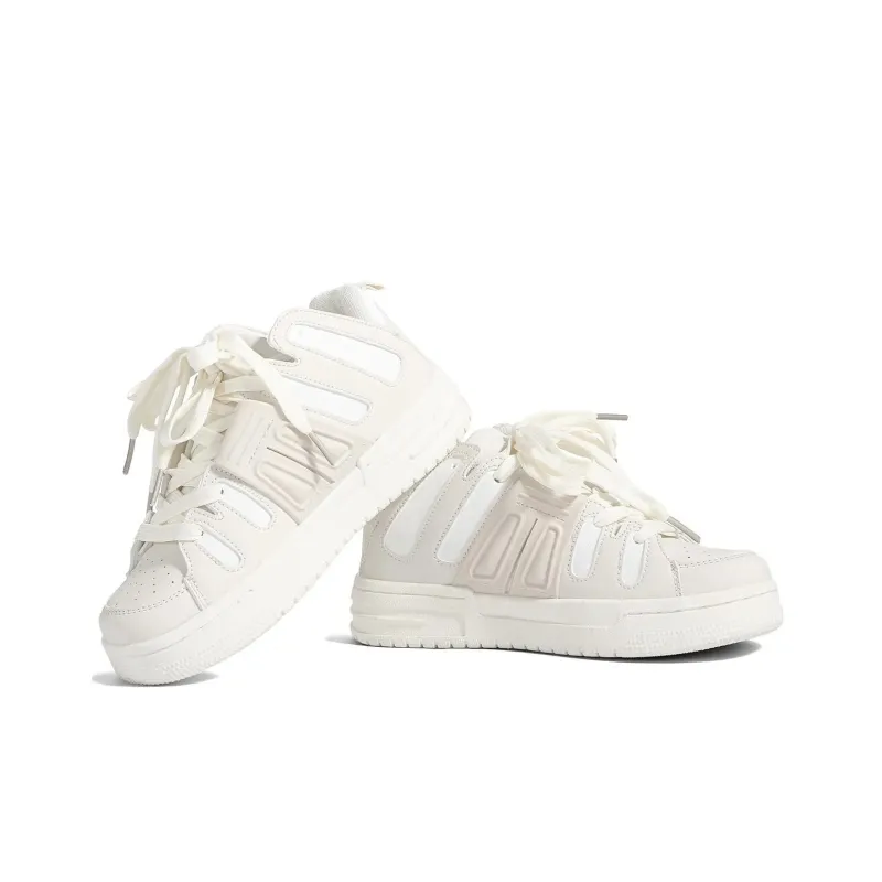 Boldi Kuki Low Top Skateboard Shoes Women's Ecru-5