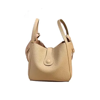 Why Cow Leather Bucket Bag, Crossbody Handbag Trumpets Women's Multicolor