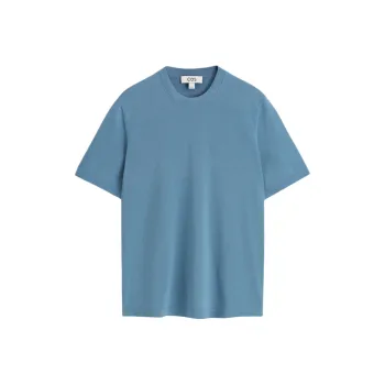 COS T Shirts Men Blue
