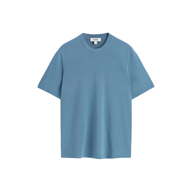 COS T Shirts Men Blue-0