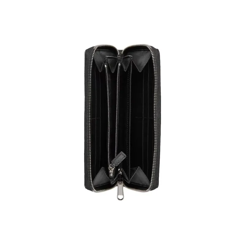 GUCCI Embossed GG Grain Leather Wallet Men's Black-1